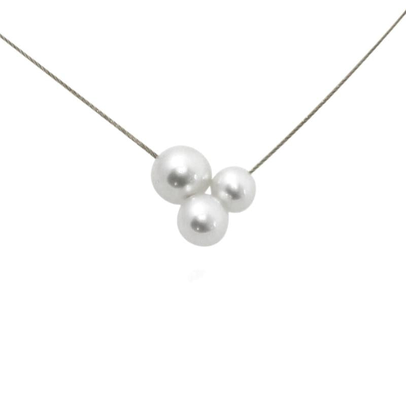 Schmuckwerk necklace pearl rush, white gold, KH131-WG