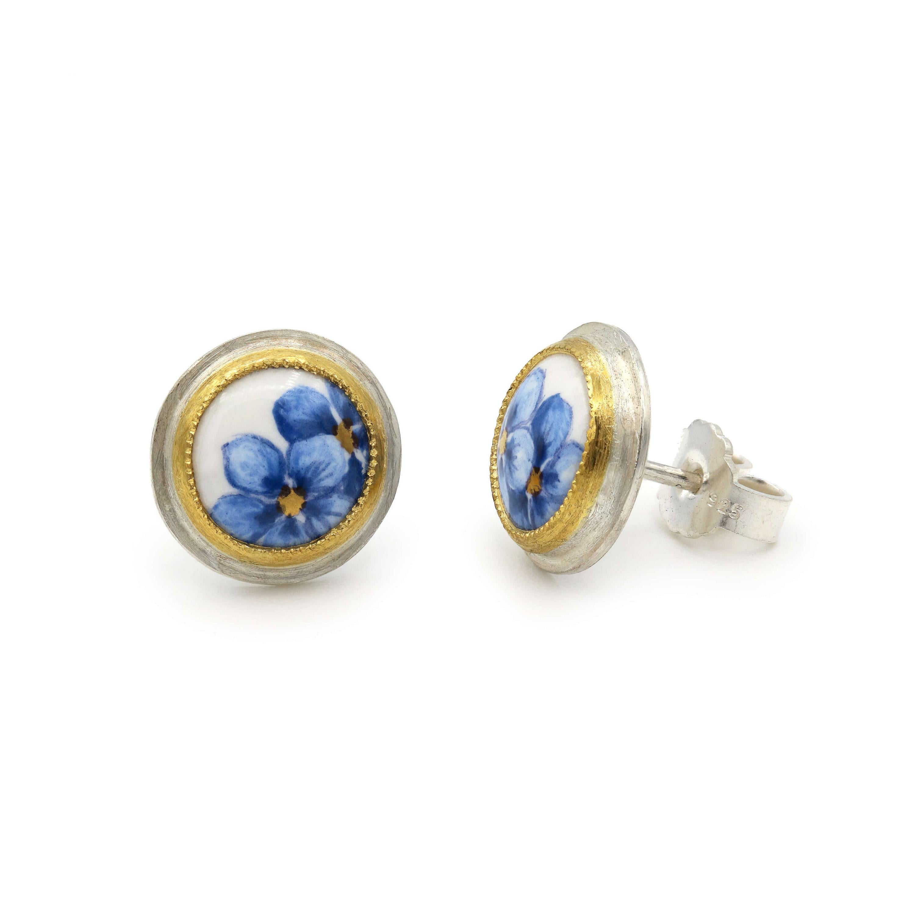 Materia Prima stud earrings, Forget me not, MP E052/10