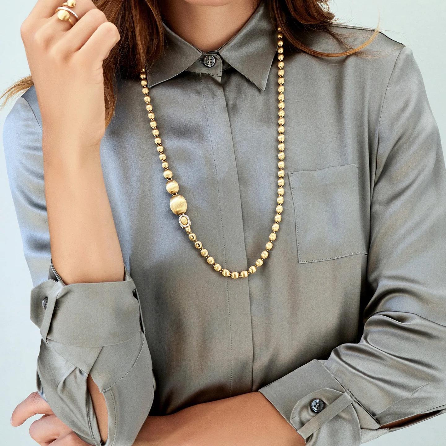 Nani's necklace Ivy, yellow gold, CS34-538