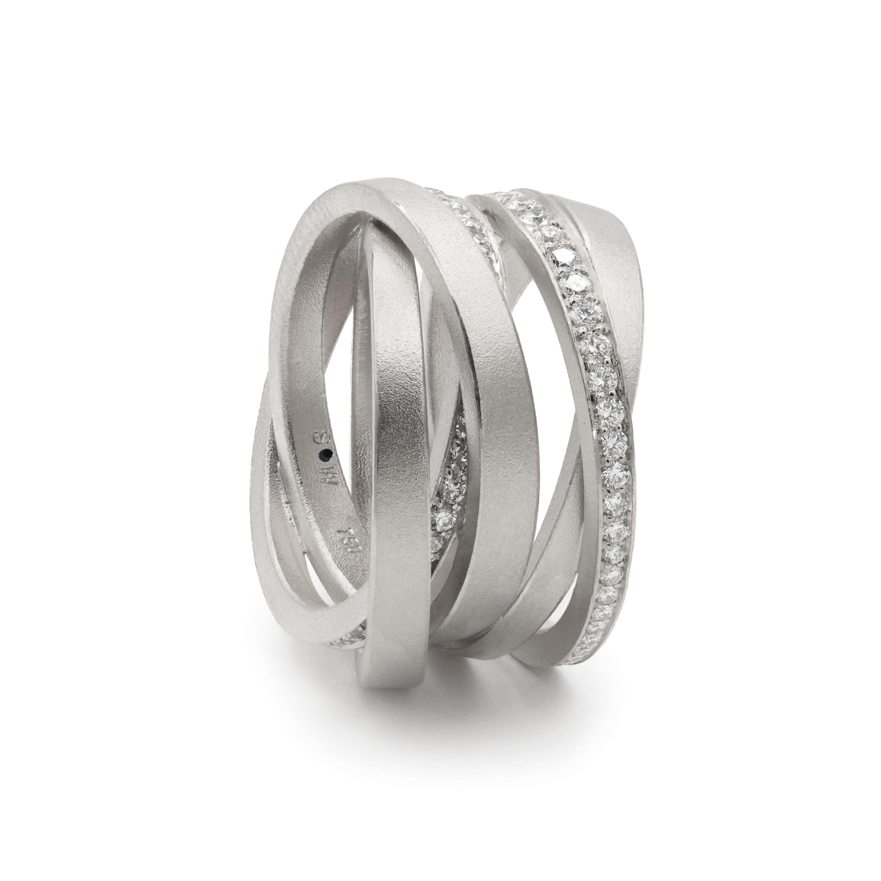 Schmuckwerk Ring Diamond Fever, white gold, SR126-WG