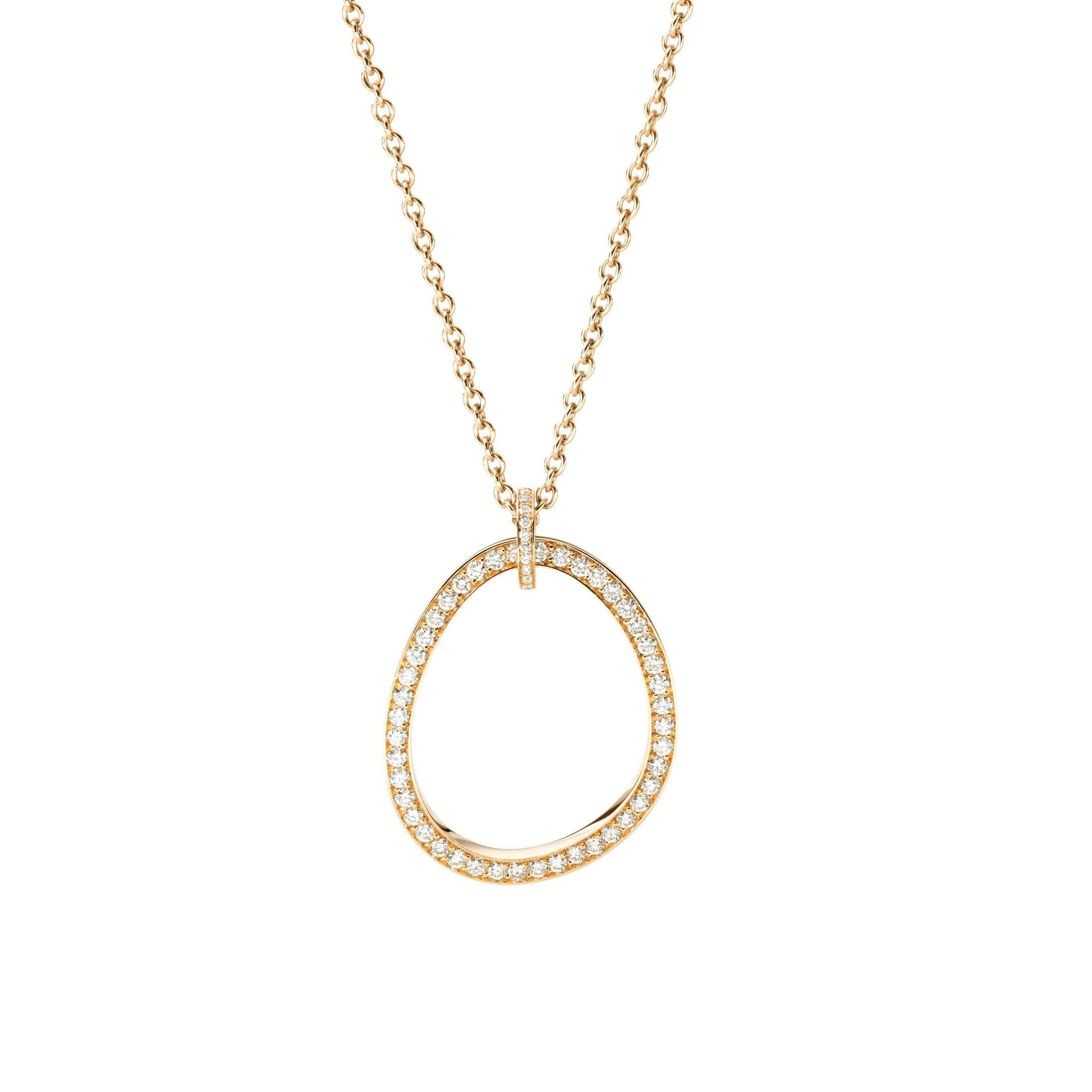 Schmuckwerk Necklace Diamond Fever, red gold, EH505-RG