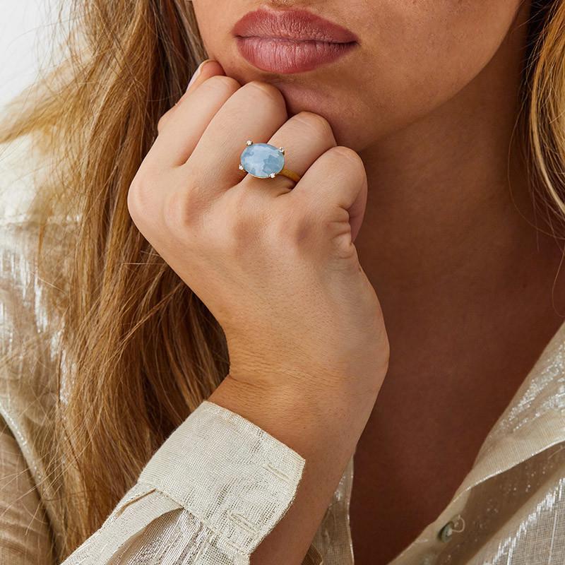 Nani's ring Ipanema, yellow gold AS1-576