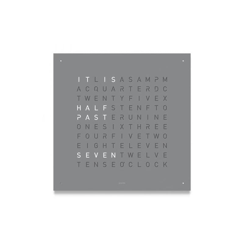 Qlocktwo Frontcover für Tischuhr Earth 13.5 | Early Grey Tea | FTEG