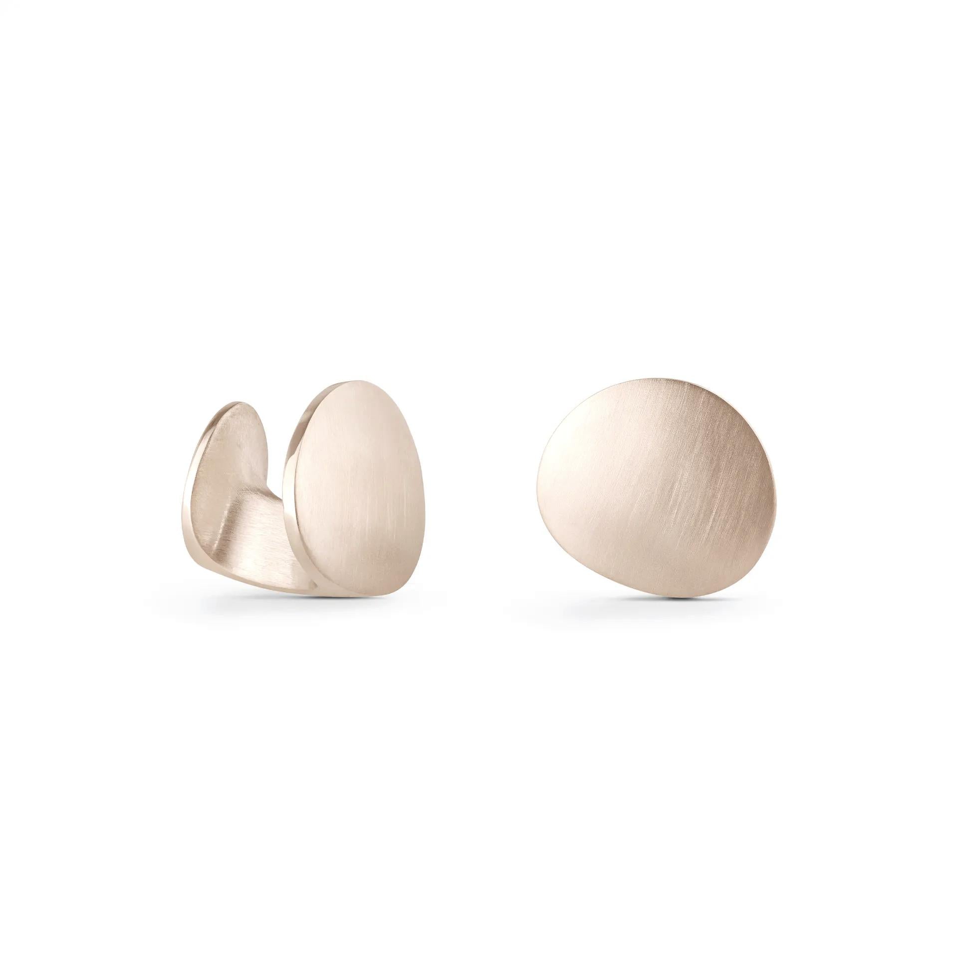 Ole Lynggaard cufflinks Signet white gold unrhodium plated, A1617-501