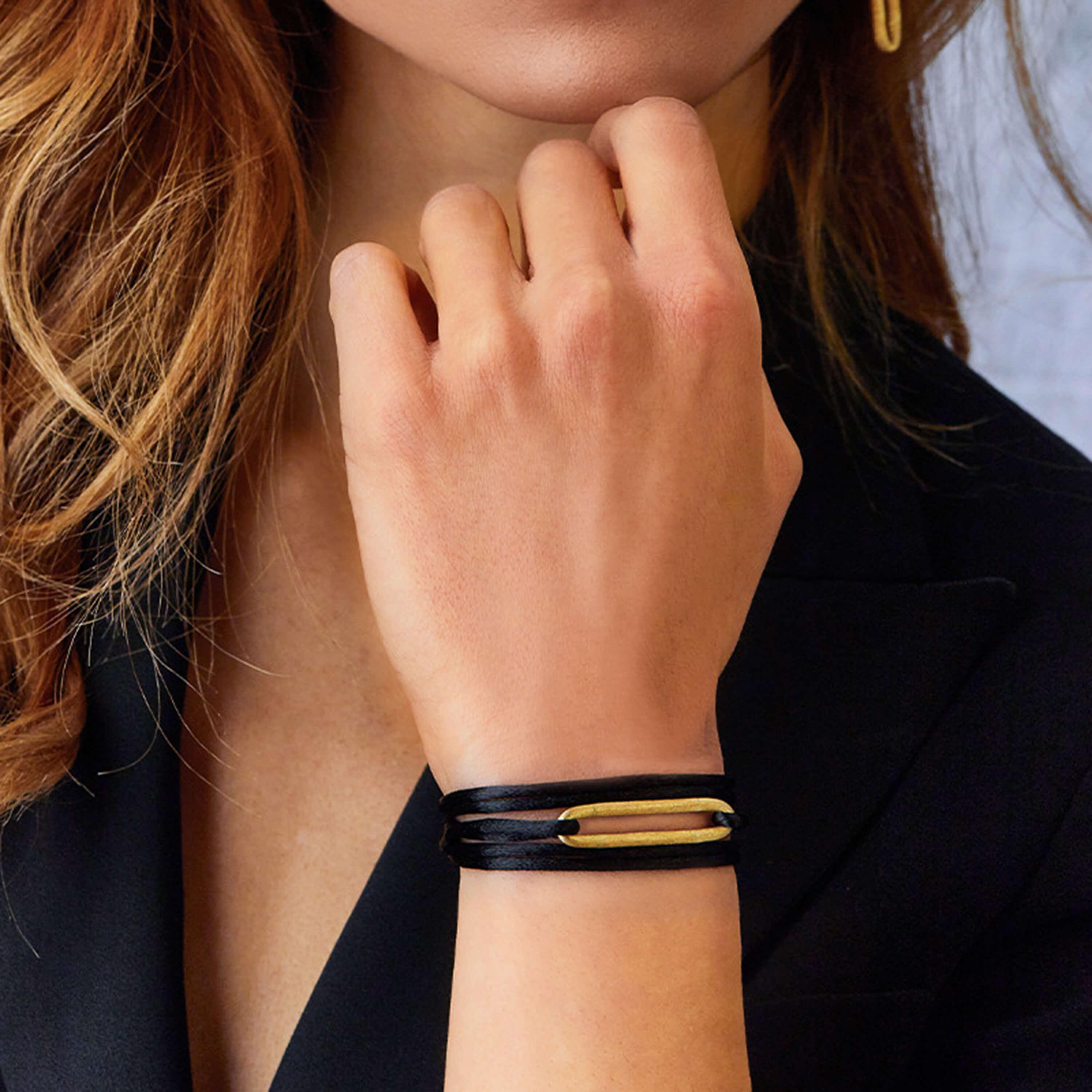 Nanis bracelet/necklace Libera Soul, yellow gold, PI3-602