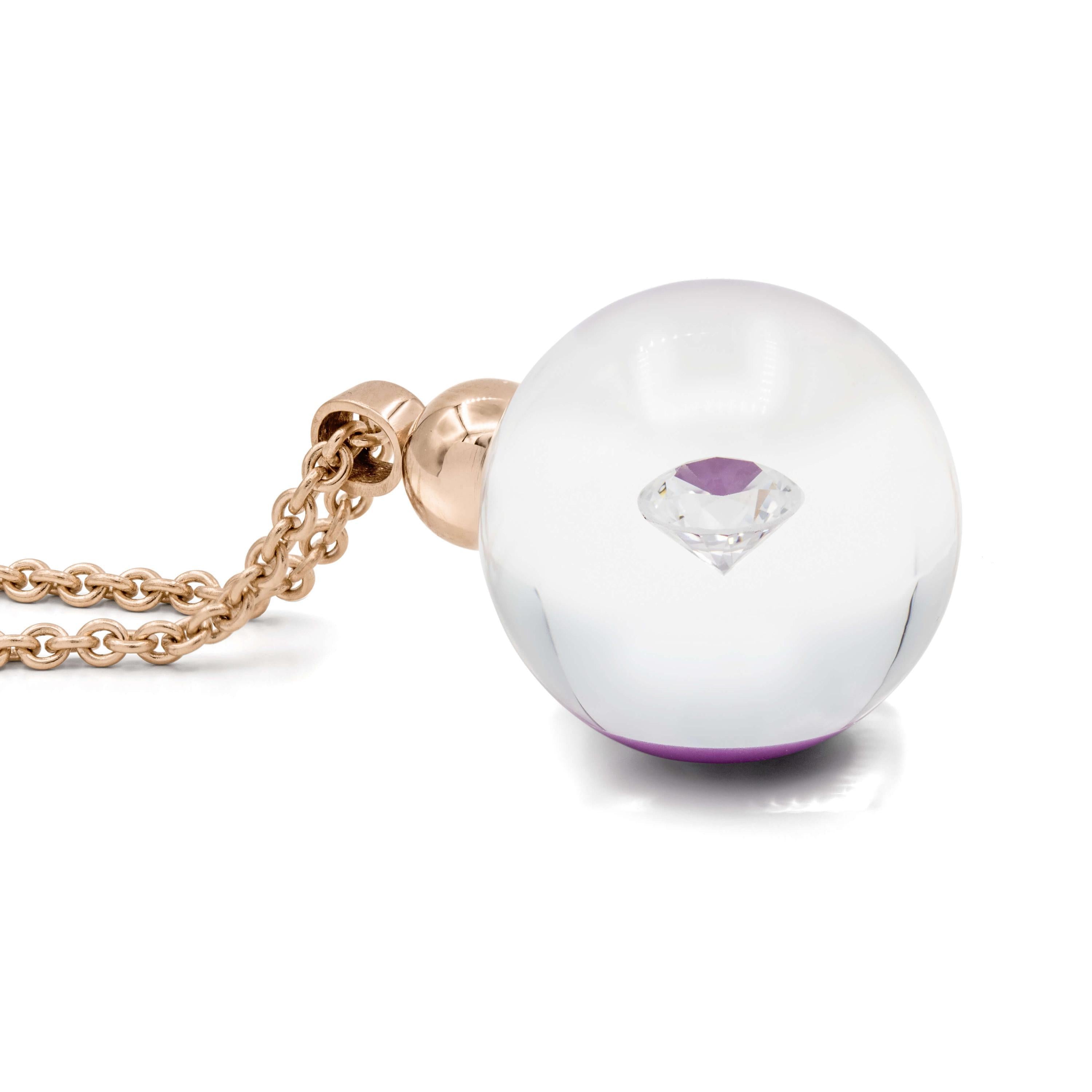 Schmuckwerk Collier Glasklar | DH557-RG-GC