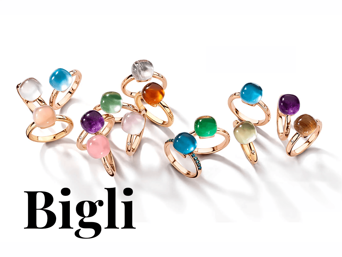Bigli – exquisiter Schmuck mit prächtigen Farbedelsteinen