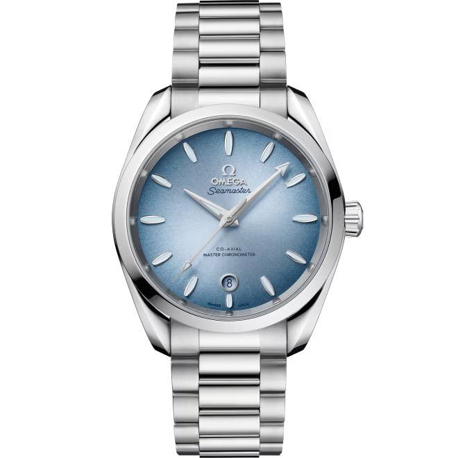 Omega Seamaster Aqua Terra 38 mm – Summer Blue Zifferblatt, Edelstahl | Ref. O220.10.38.20.03.004