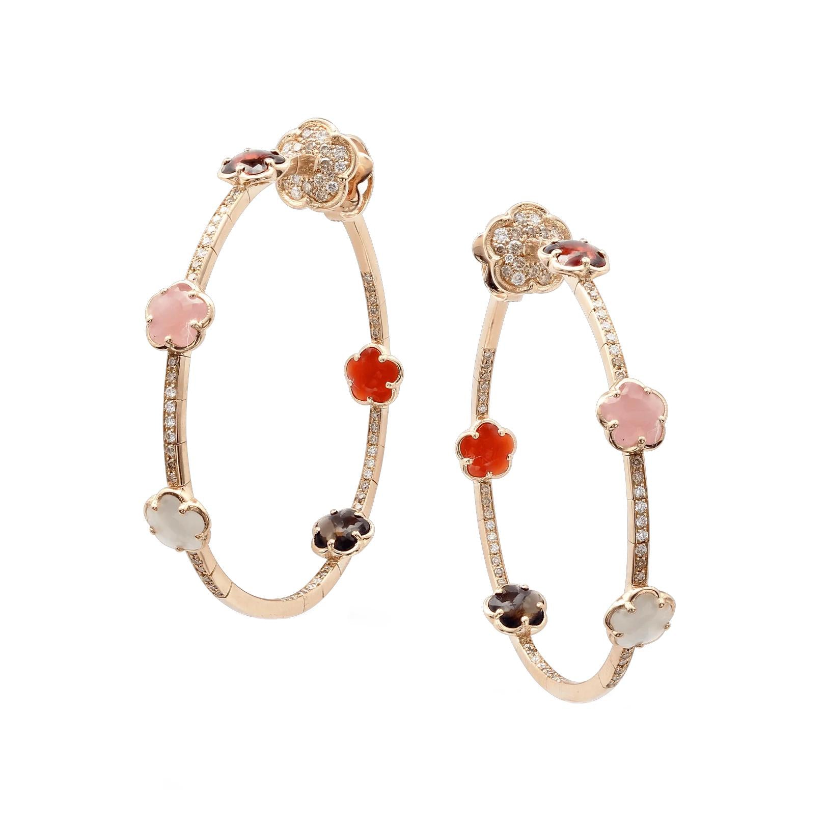 Pasquale Bruni hoop earrings Figlia dei Fiori 16004R
