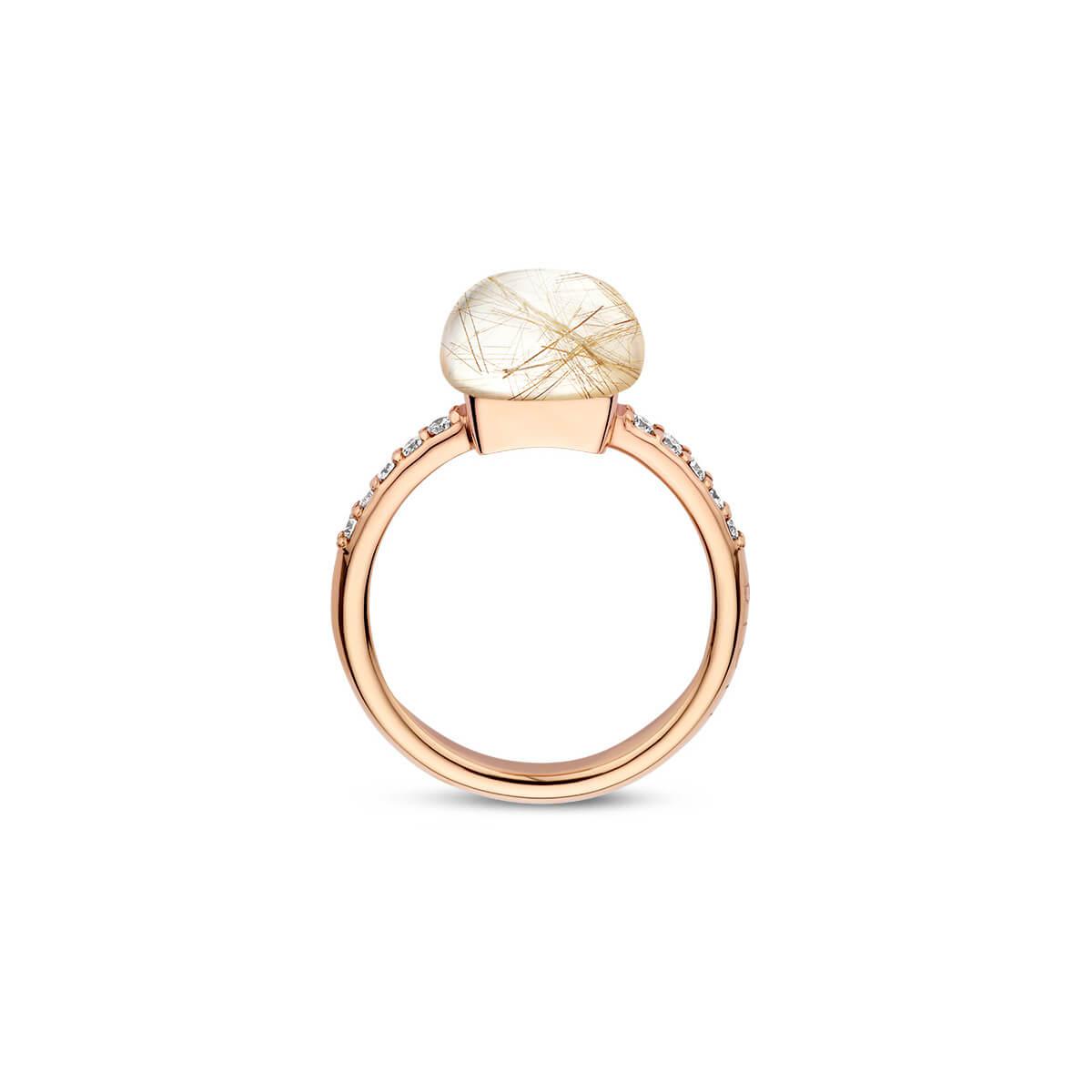 Bigli Ring Mini Sweety | Quartz Rutile Moonshine | 20R93RRUTMPBIDIA