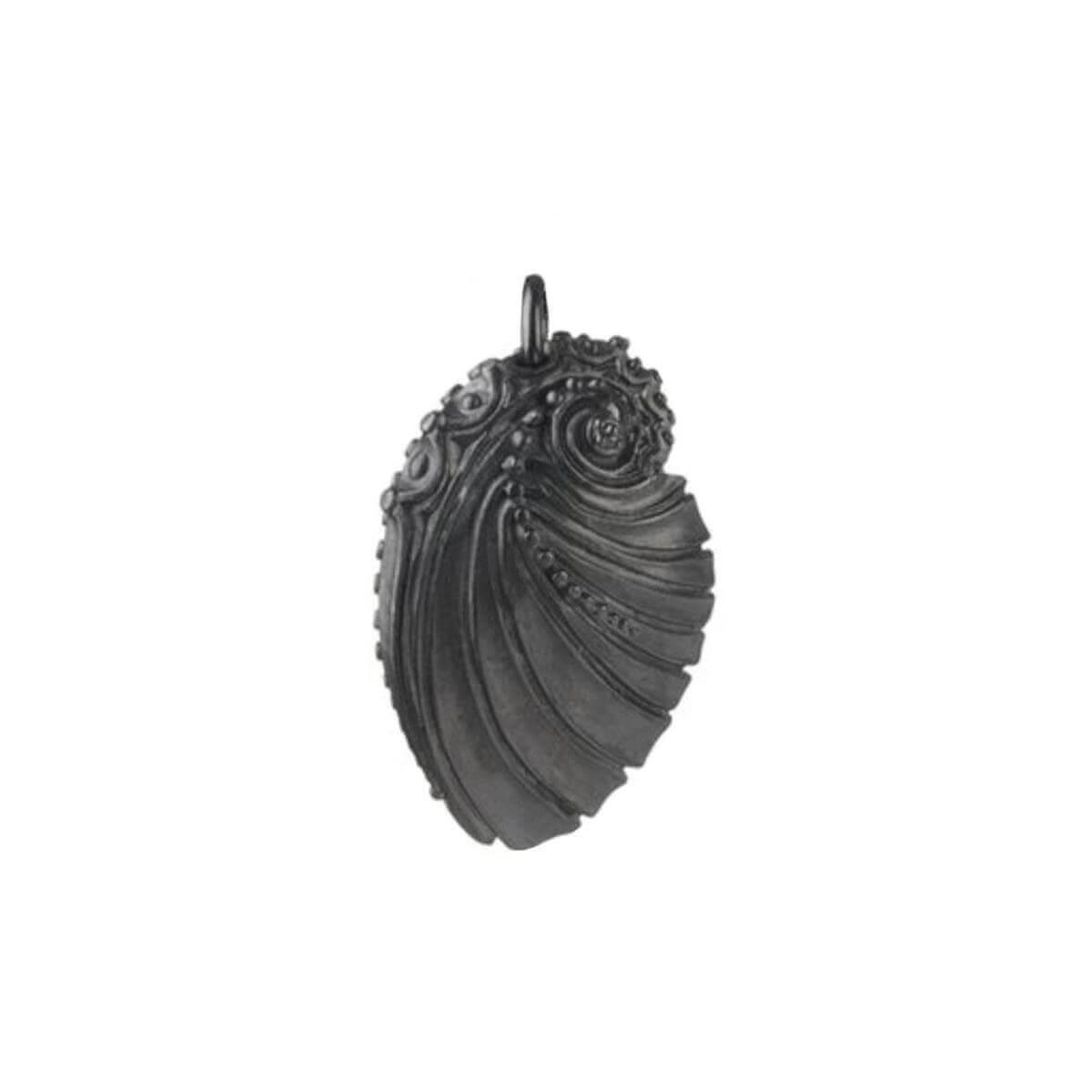 Nymphenburg pendant oyster, blackened silver, 10020096