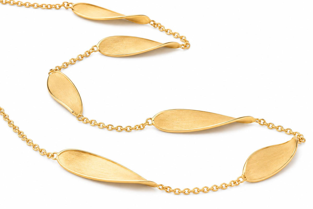 Marco Bicego Kette Lunaria Twist aus 18 Karat Gold
