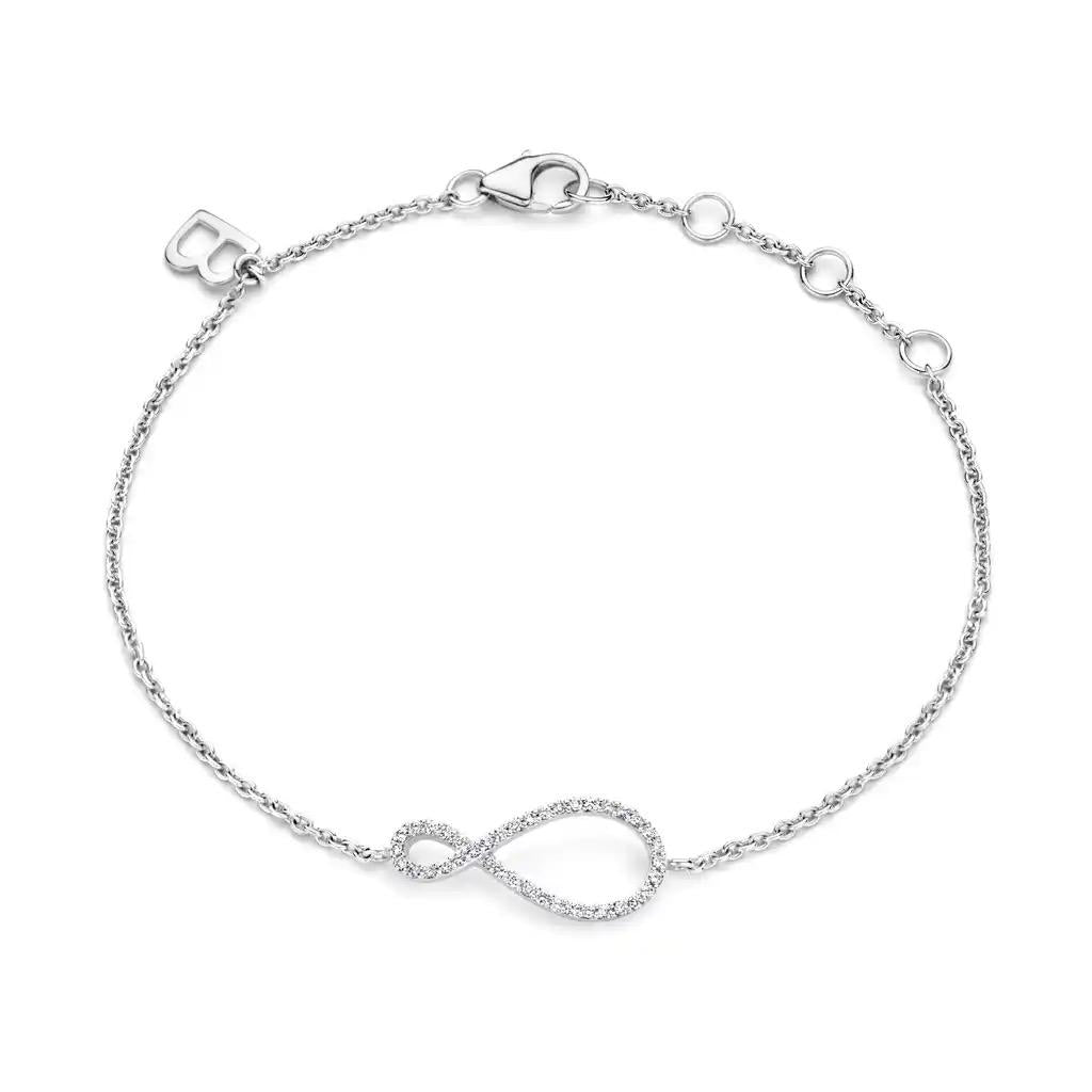 Bigli Armband Infinity Weißgold Brillanten