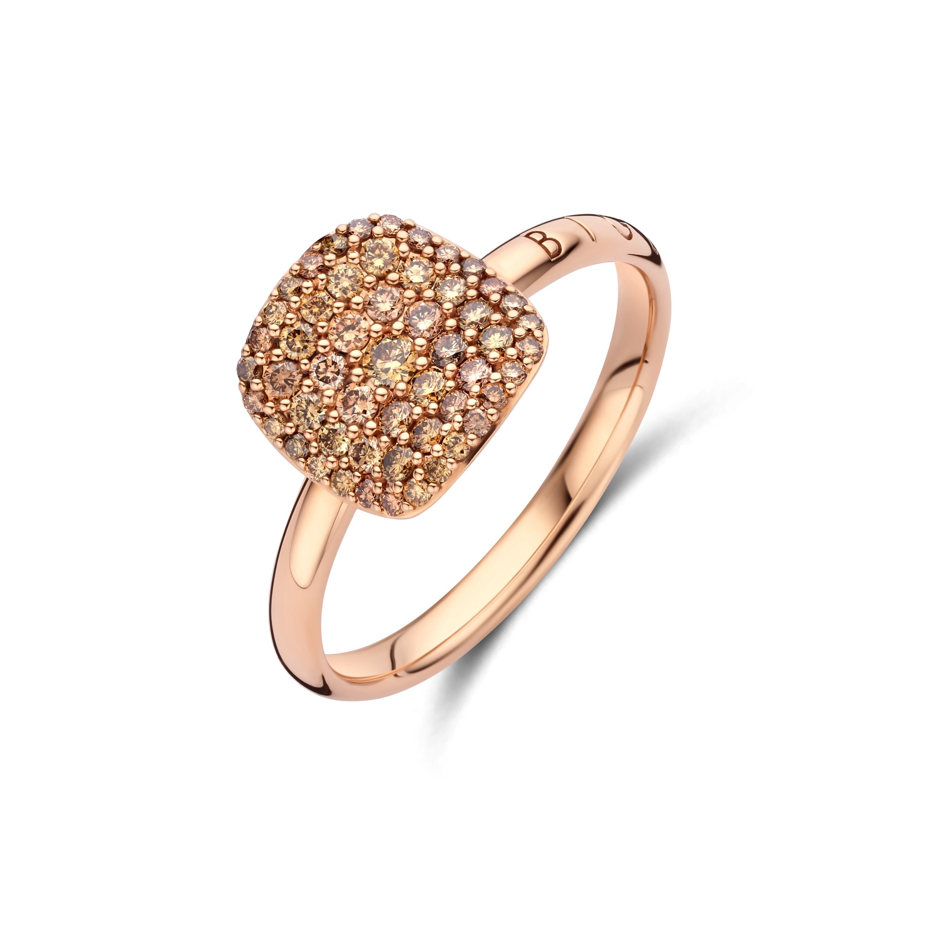 Ring Viktor Roségold mit Brillanten von BIGLI