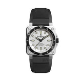 Bell & Ross BR 03-92 Diver White | BR0392-D-WH-ST/SRB