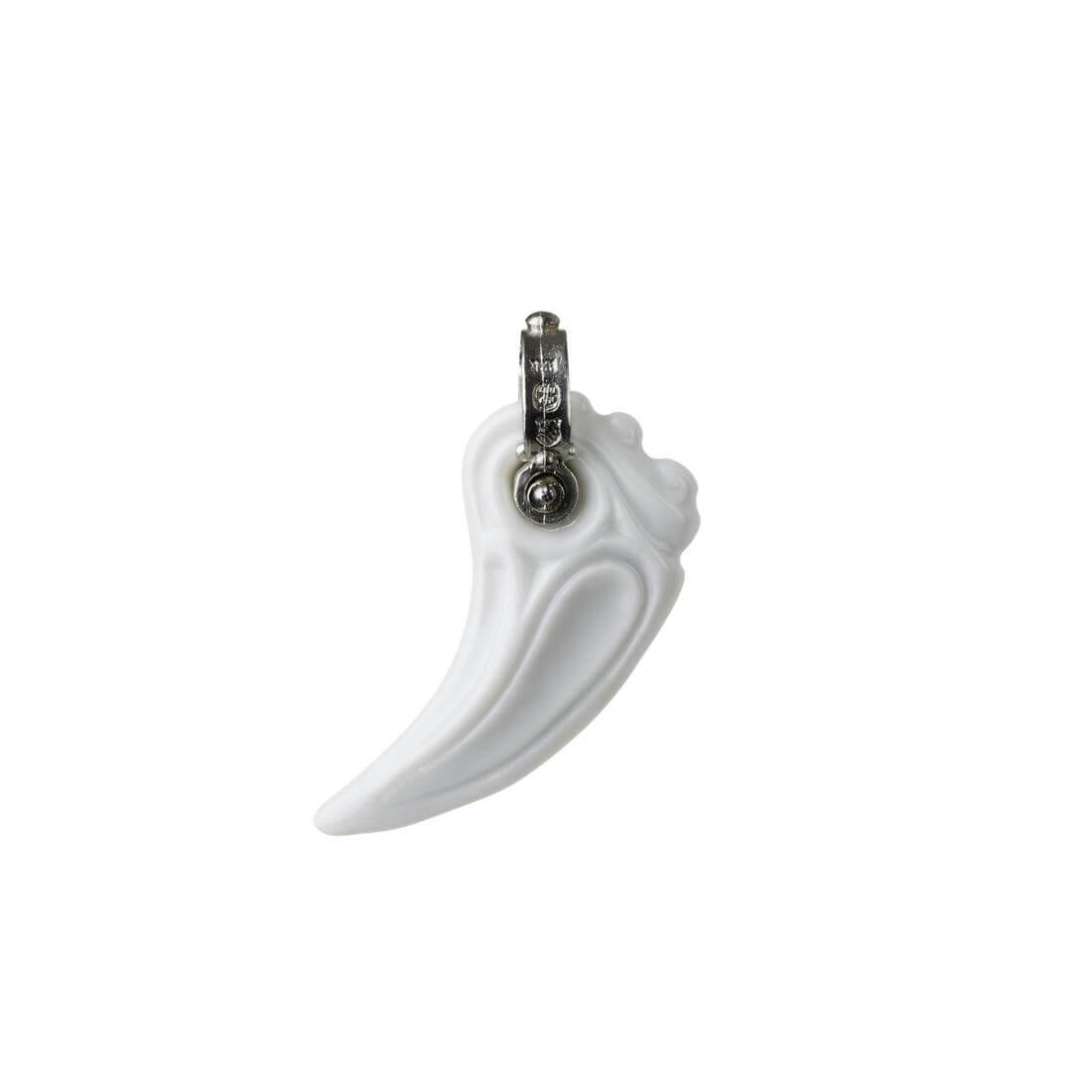 Nymphenburg pendant Maori tooth medium, white porcelain, 10020139