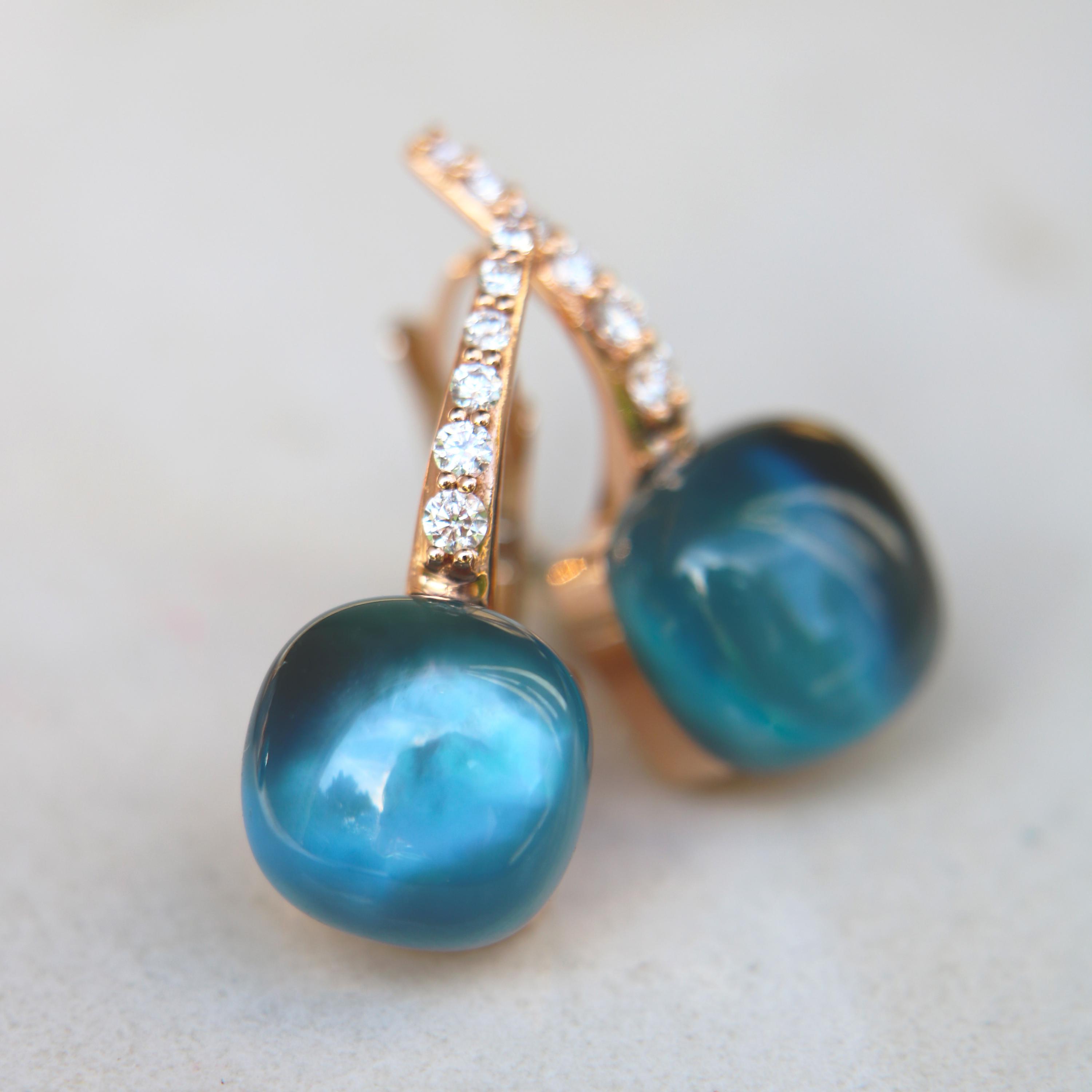 Bigli Ohrhänger Mini Sweety | London Blue Lake | 20O123RLOBMPDIA