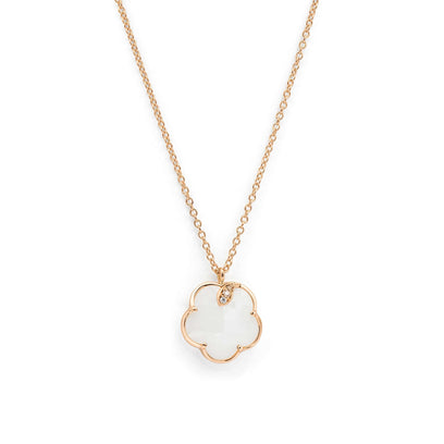 Pasquale Bruni Necklace Petit Joli rose gold diamonds agate 16137R