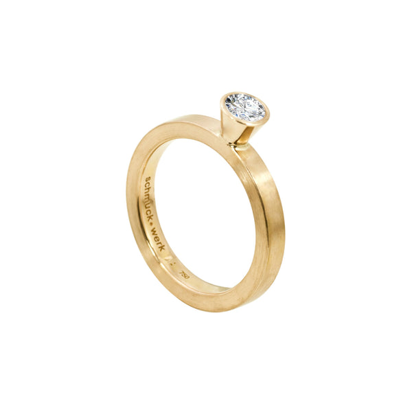 Schmuckwerk Solitaire-Ring Alpen | GT414-GG