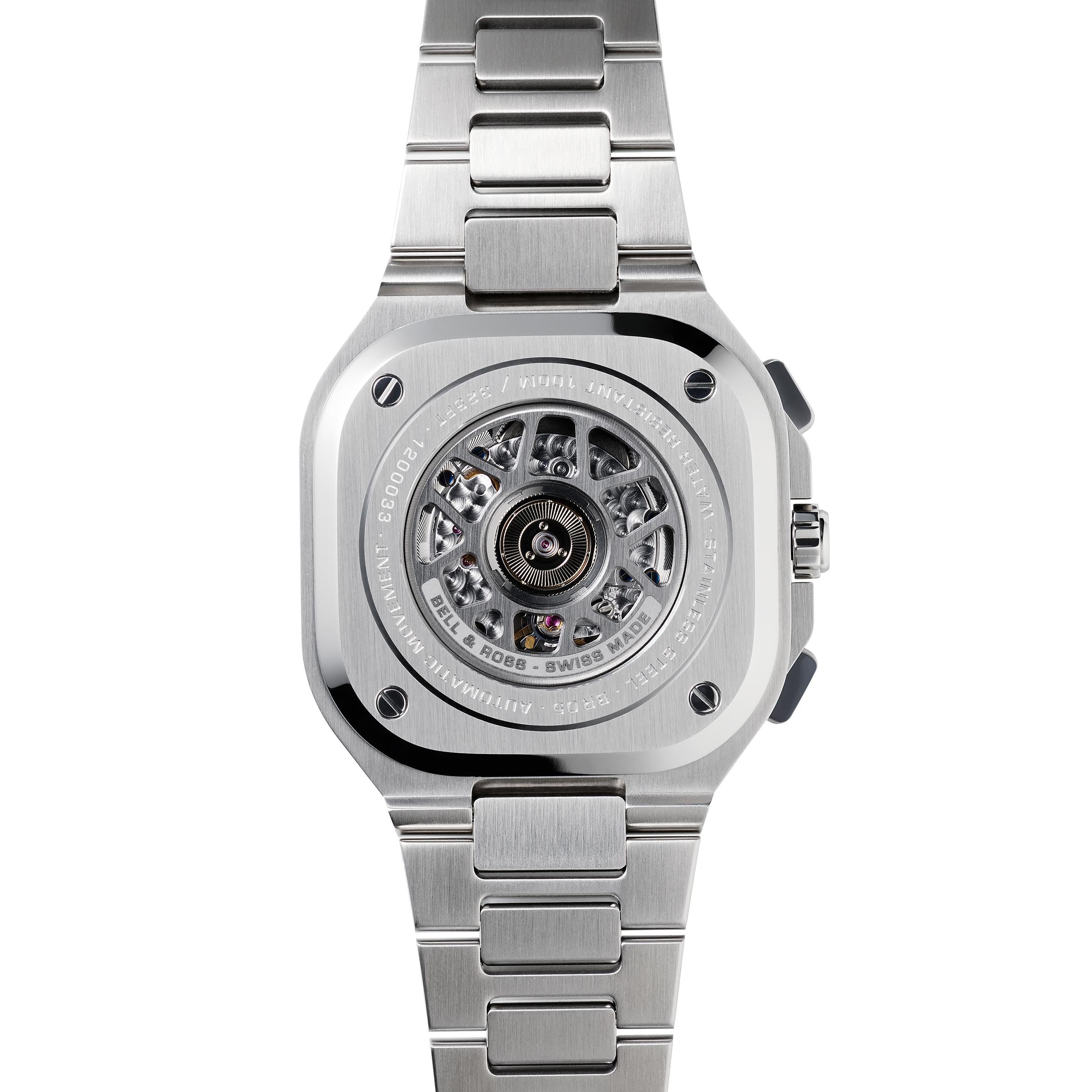 Bell & Ross BR 05 Chrono Black Steel | BR05C-BL-ST/SRB