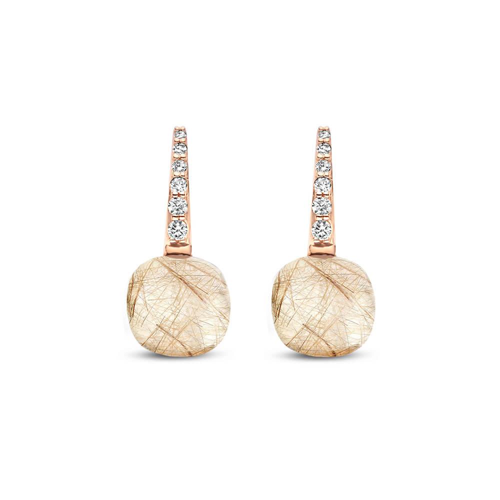 Bigli Ohrhänger Mini Sweety | Quartz Rutile Moonshine | 20O123RRUTMPBIDIA