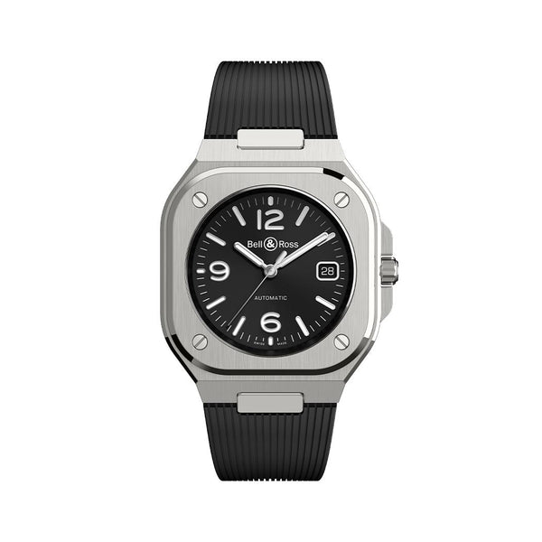 Bell & Ross BR 05 Black Steel | BR05A-BL-ST/SRB