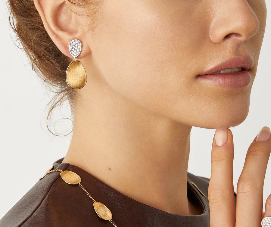 Marco Bicego Lunaria Ohrschmuck aus 18 Karat Gold
