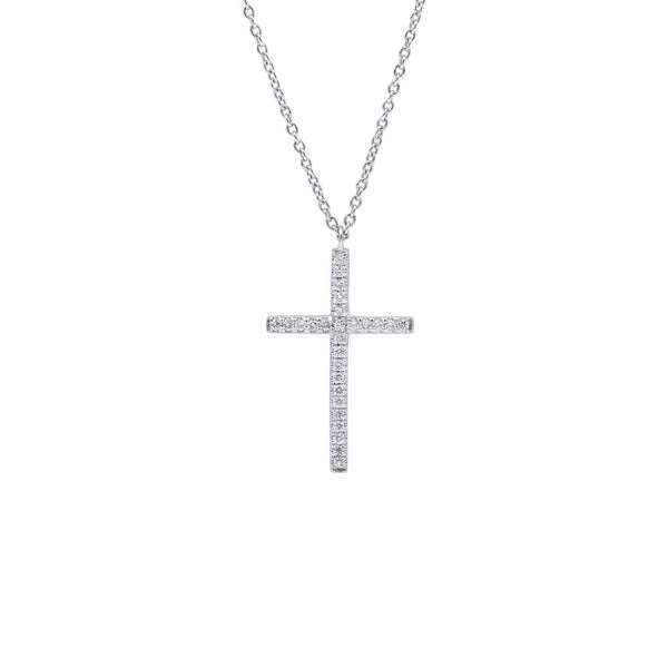 Diamond Group Halskette mit Kreuz | 4F936W8-1