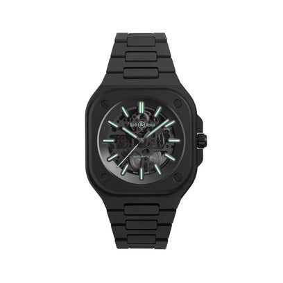 Bell & Ross BR 05 Skeleton Black Lum Ceramic | BR05A-BL-CE/SCE