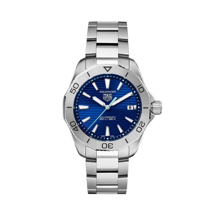 TAG Heuer Aquaracer Solargraph – Innovative Sportlichkeit mit blauem ZifferblattReferenz WBP1113.BA0000