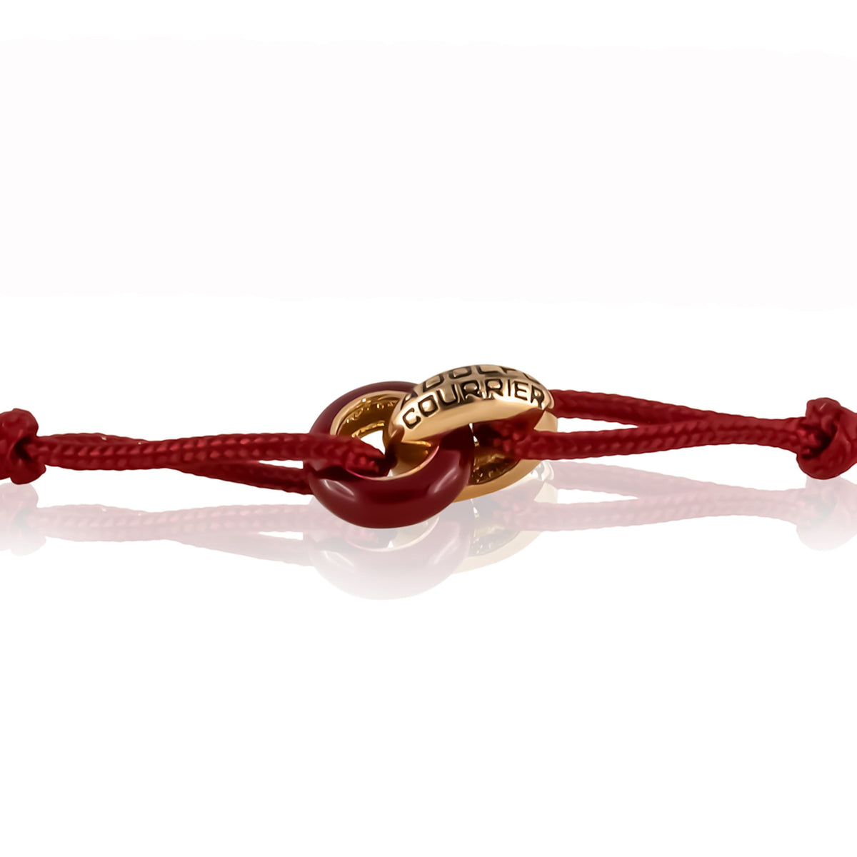 Adolfo Courrier POPULSE Cord Armband Bordeaux