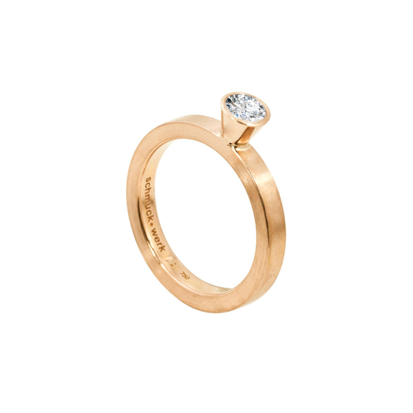 Schmuckwerk Solitaire-Ring Alpen | GT414-RG