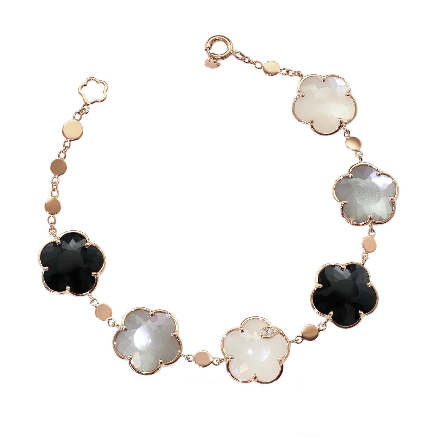 Pasquale Bruni Petit Joli Armband mit Mondstein & Onyx