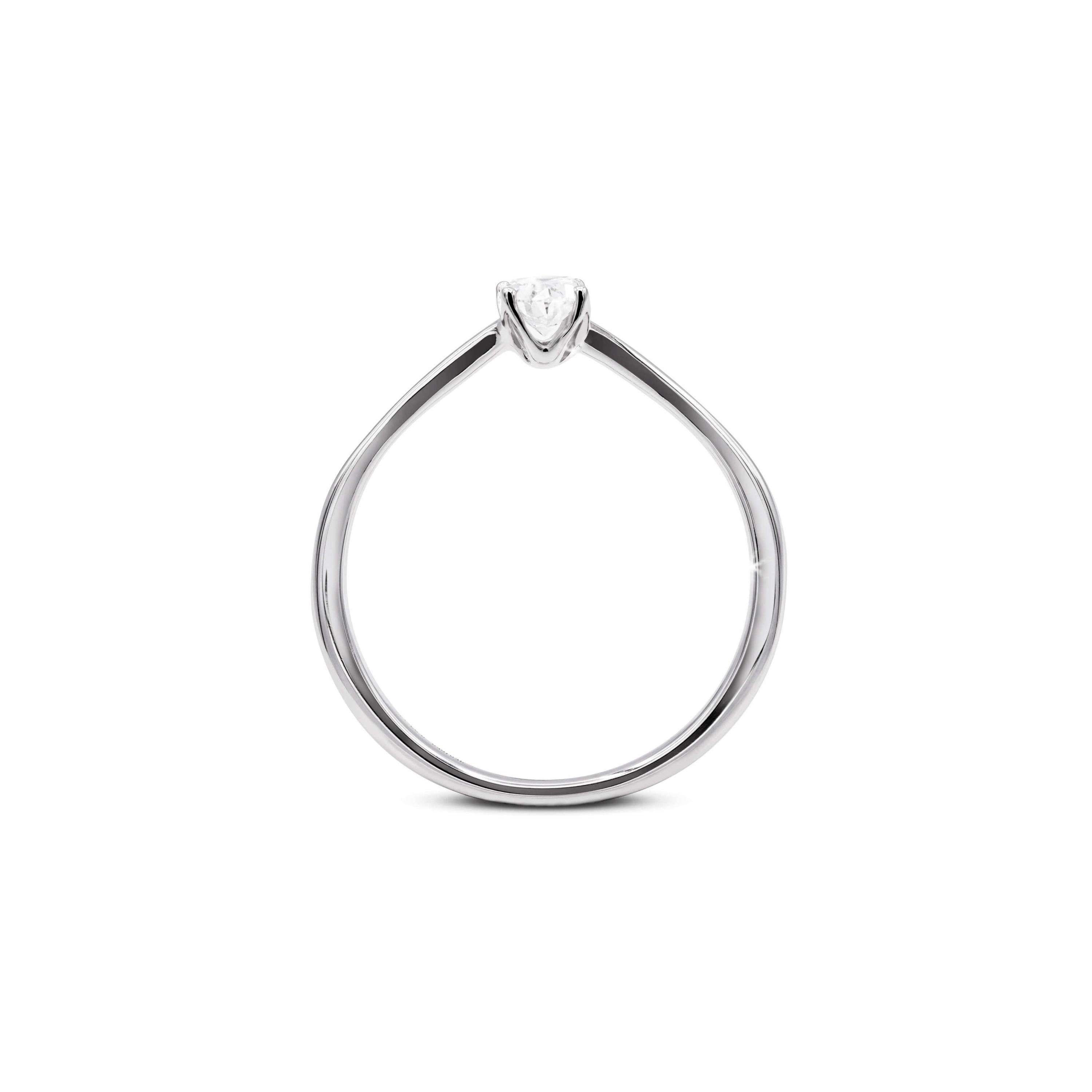 Diamond Group Solitaire-Ring | 1O277WP8-1