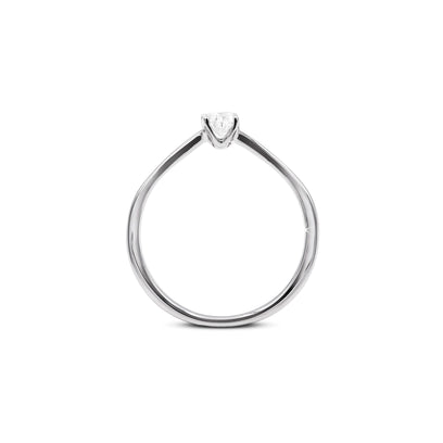 Diamond Group Solitaire-Ring | 1O277WP8-1