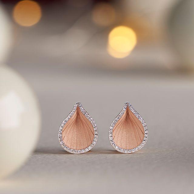 Annamaria Cammilli Ohrstecker Goccia | Pink Champagne | GOR2226P