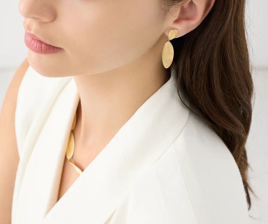 Marco Bicego Lunaria Twist Ohrringe aus 18 Karat Gold