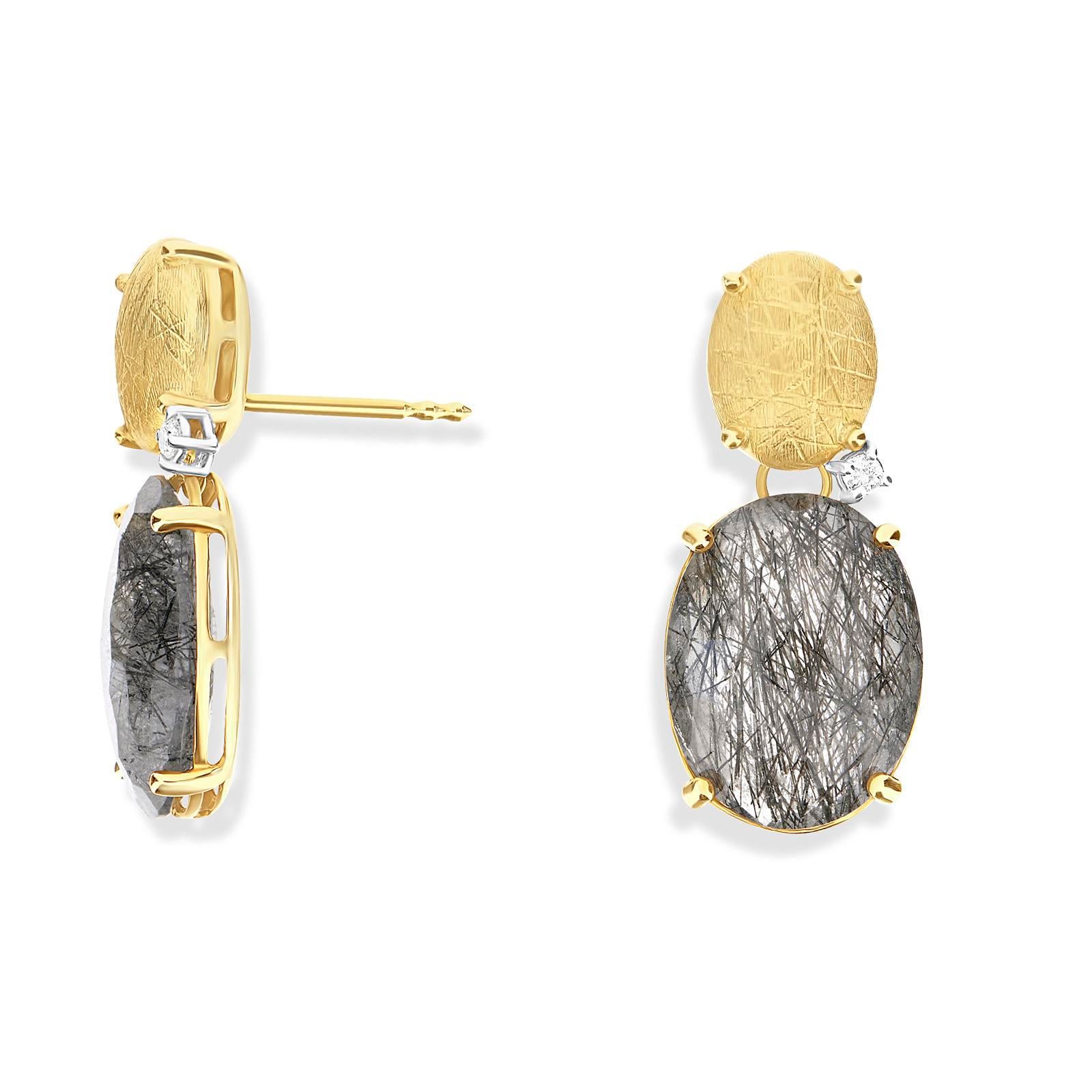 Nanis earrings Ipanema, yellow gold, OS16-515