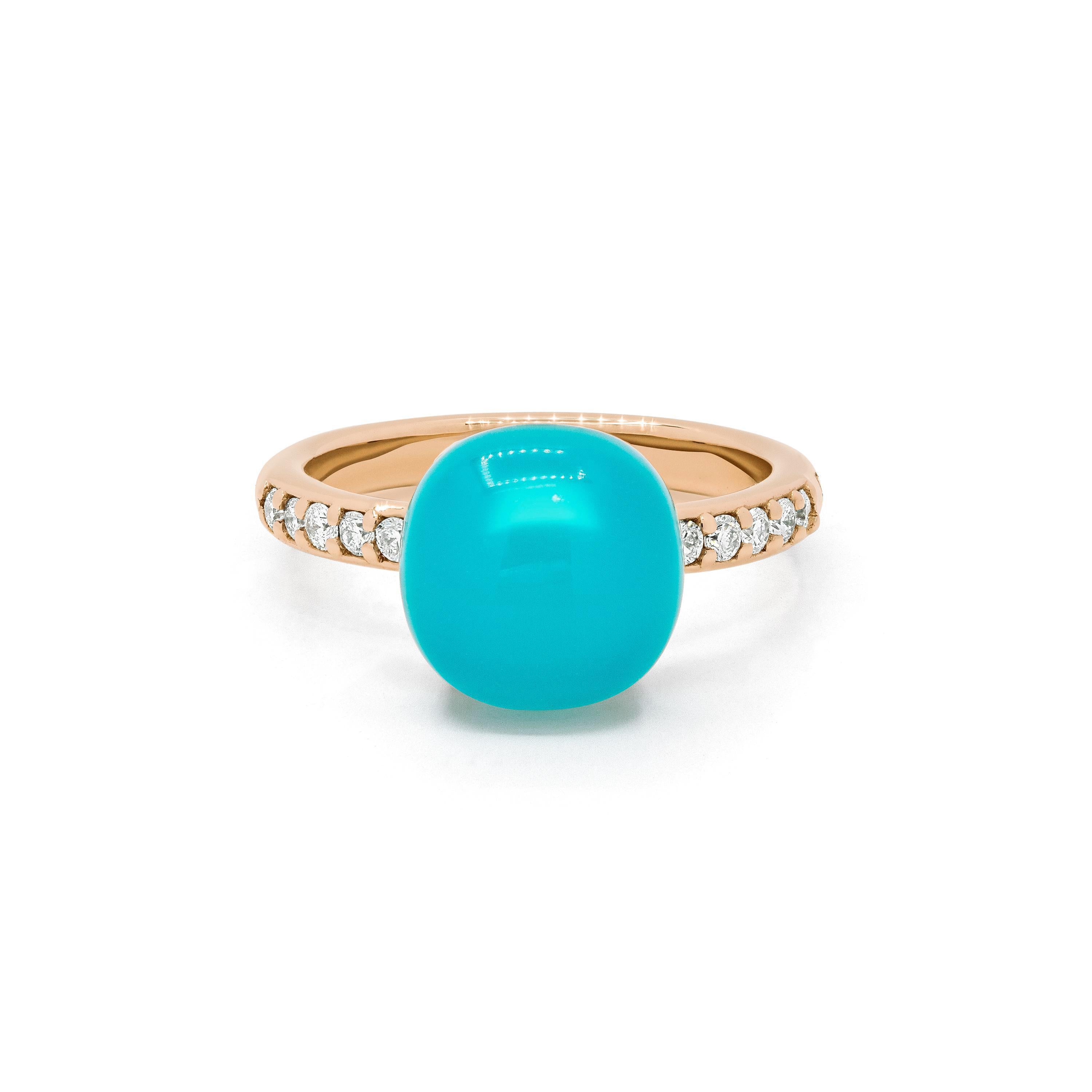 Bigli Ring Mini Sweety, Agate Mother of Pearl Diamonds 20R93R agazzmpdia