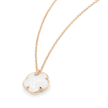 Pasquale Bruni Necklace Petit Joli rose gold diamonds agate 16137R