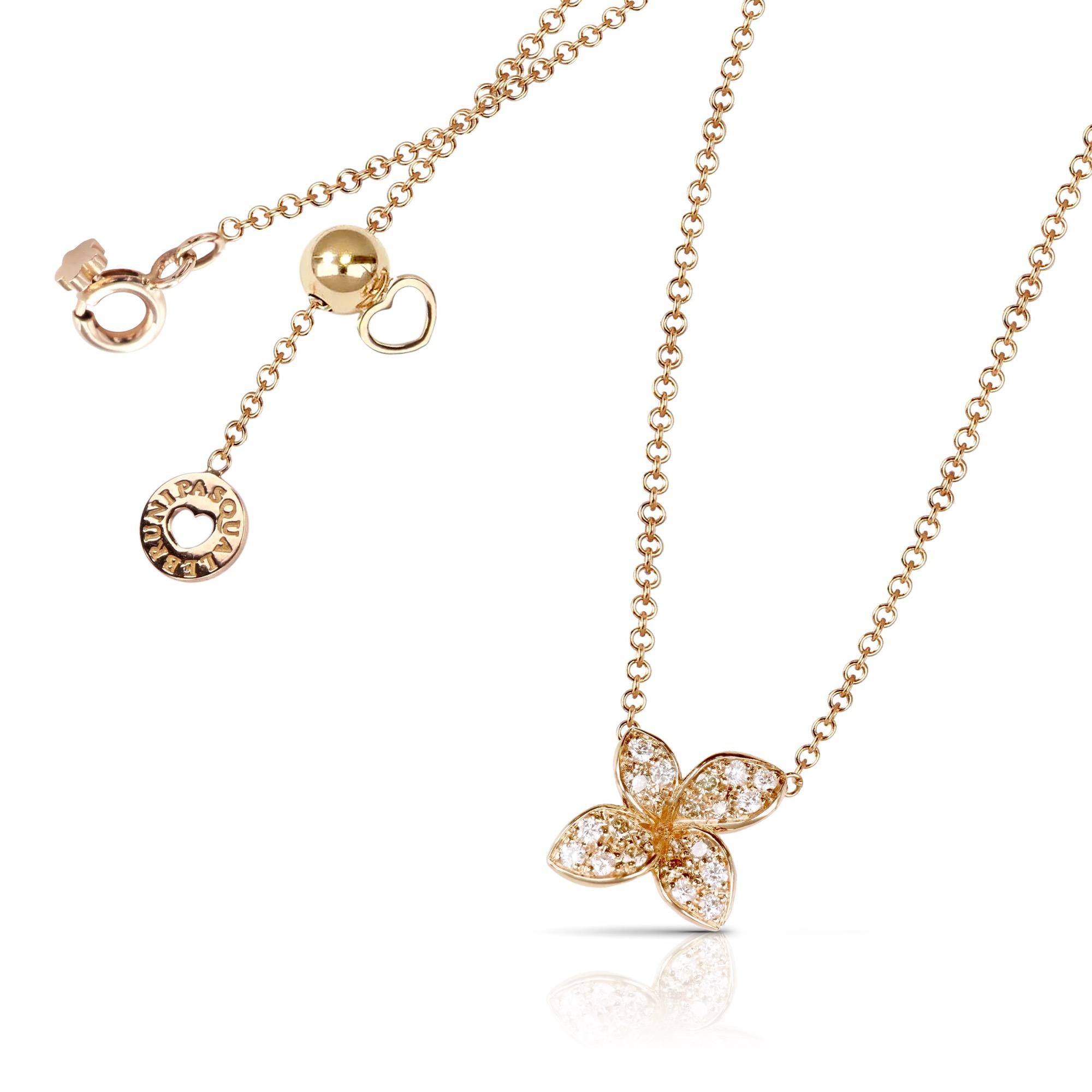Pasquale Bruni Petit Garden Collier 16795R aus 750 Roségold mit Diamanten