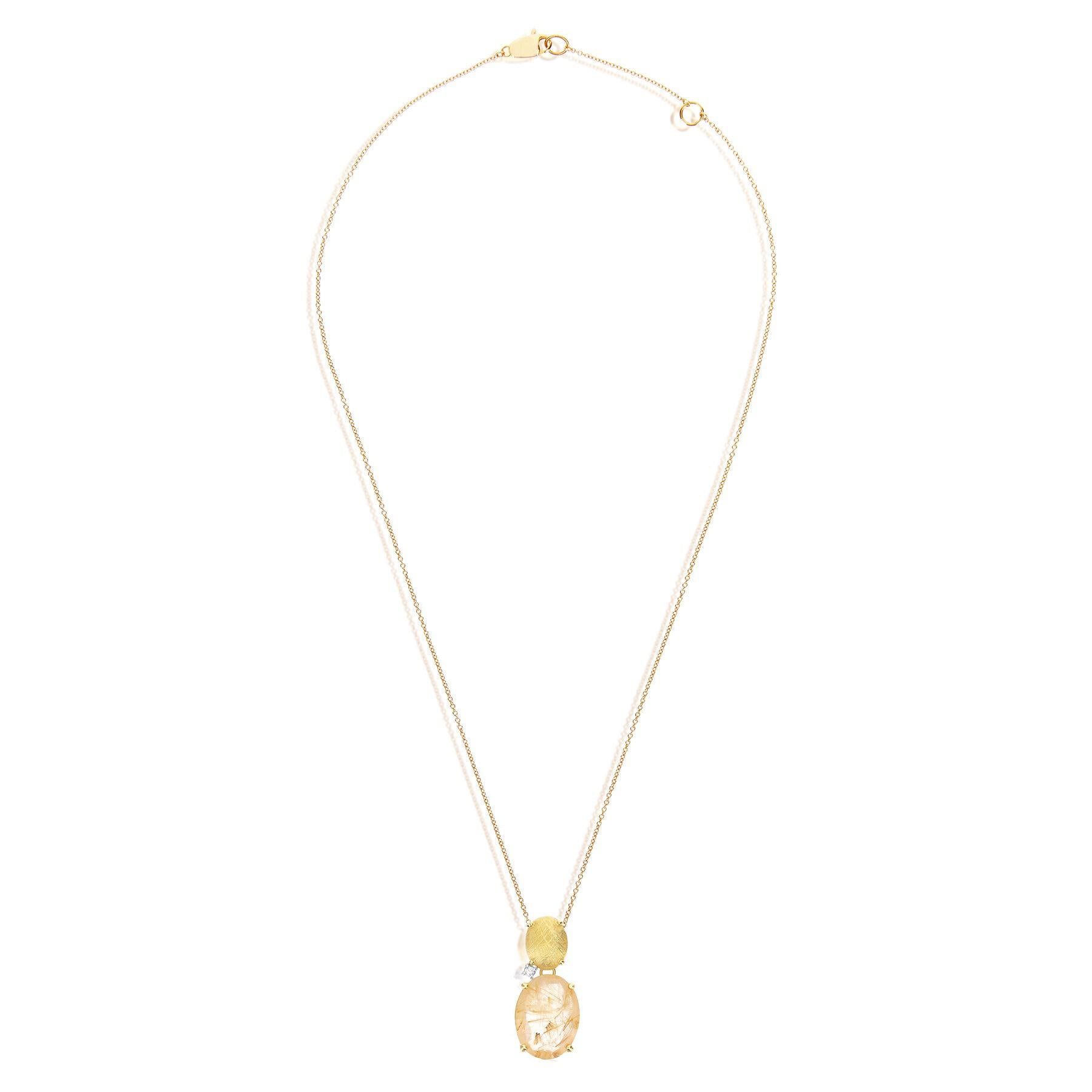 Nani's necklace Ipanema, yellow gold, CS16-515