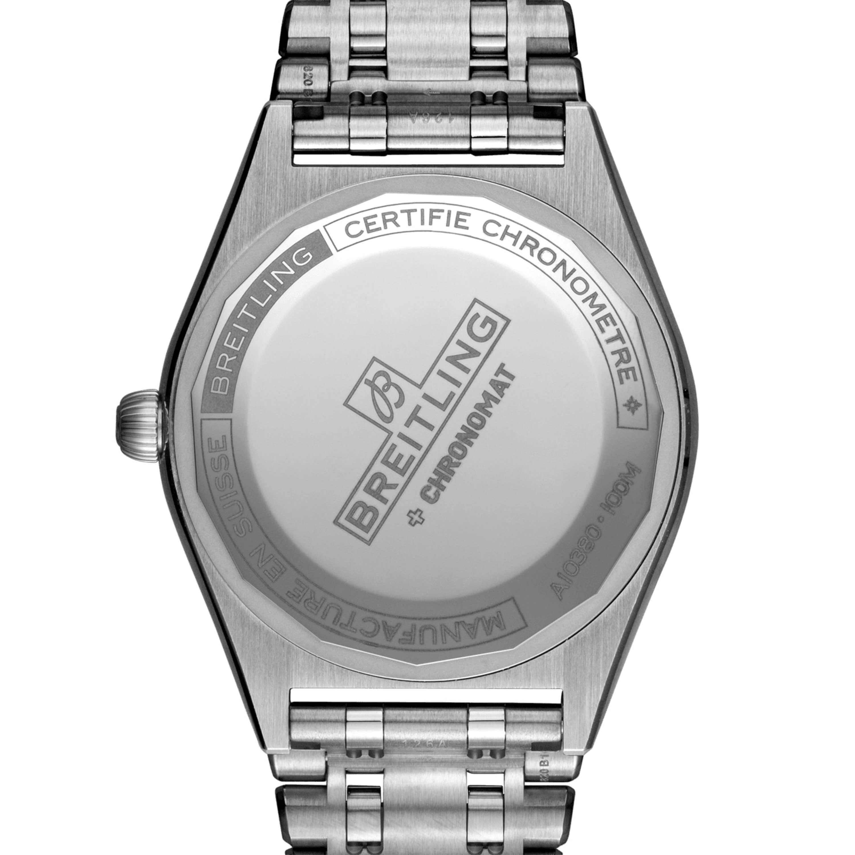 Breitling Damenuhr Chronomat blau A10380101C1A1