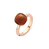 Bigli Ring Mini Sweety | Orange Agate Sunset | 20R88RSQARANMP