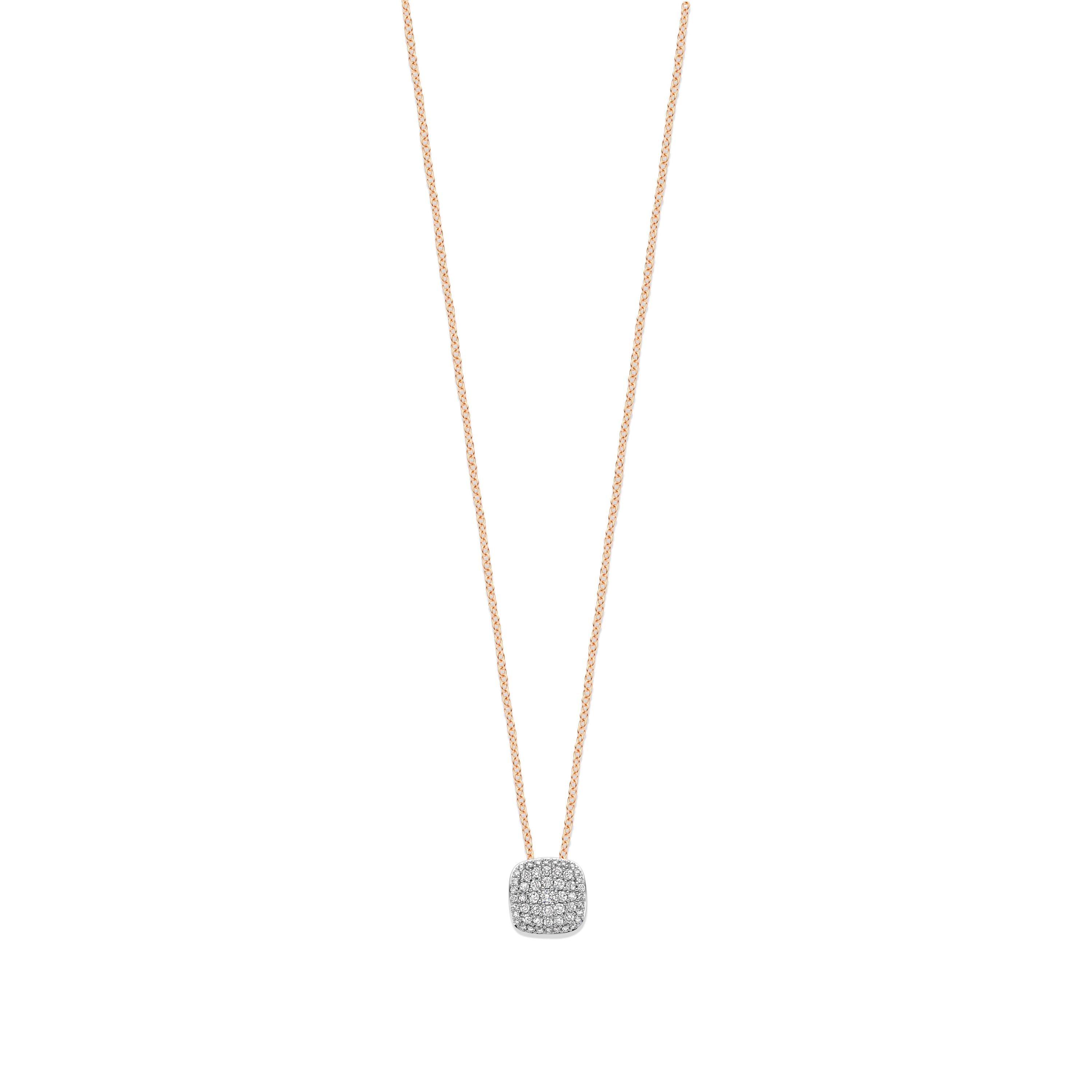 Collier Viktor Rosé/Weißgold mit Brillanten von BIGLI