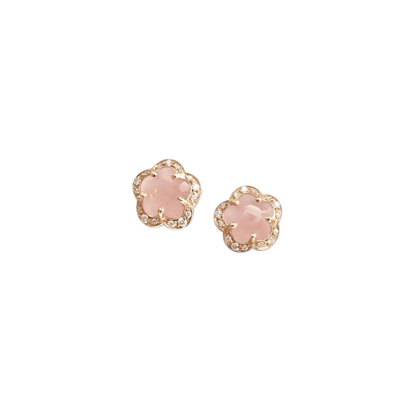 Pasquale Bruni earrings Figlia dei Fiori rose gold 15988R
