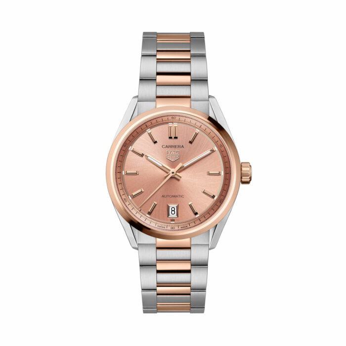 TAG Heuer Carrera DAU Stahl/RG, ZB rosé