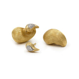 Nanis Ohrstecker Cachemire, Gelbgold, OS9-569