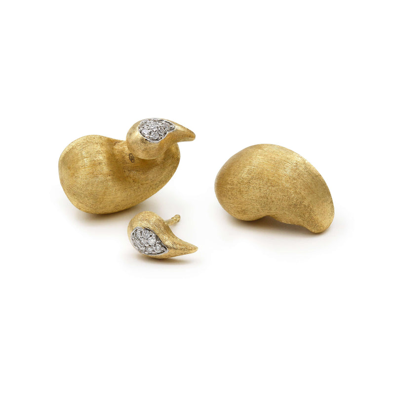 Nanis Ohrstecker Cachemire, Gelbgold, OS9-569