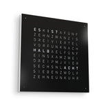 Qlocktwo Wanduhr Earth 45, Black Pepper, QT4BP